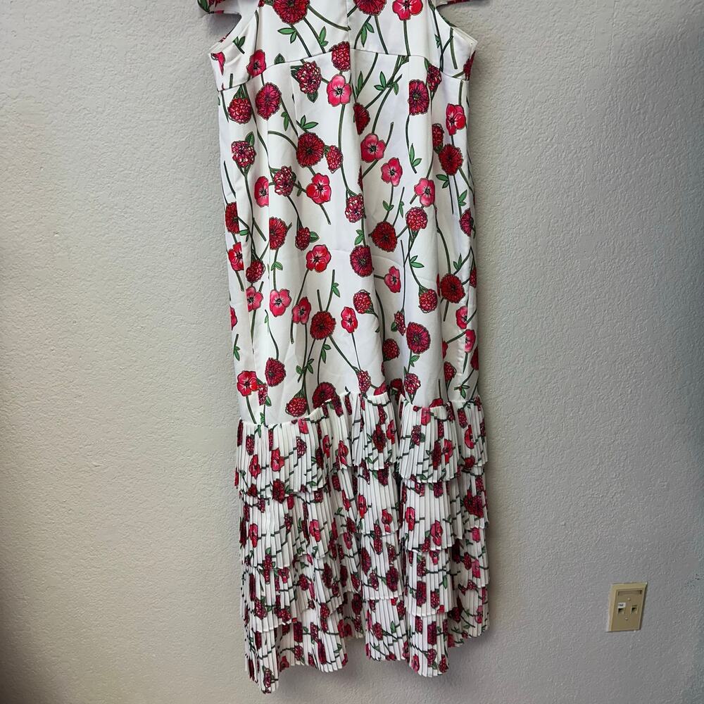 Amur Isabelle Halter Dress Dahlia Pink Bouquet Toss - Picture 7 of 13